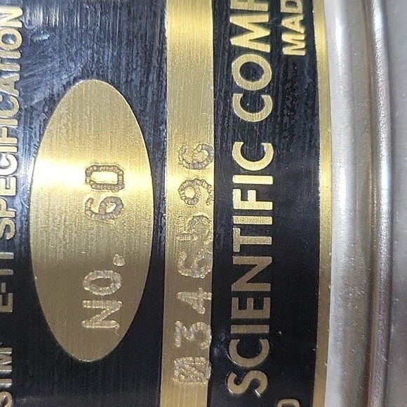 FISHER SCIENTIFIC USA STANDARD TESTING SIEVE SIZE No. 60 - Picture 4 of 9